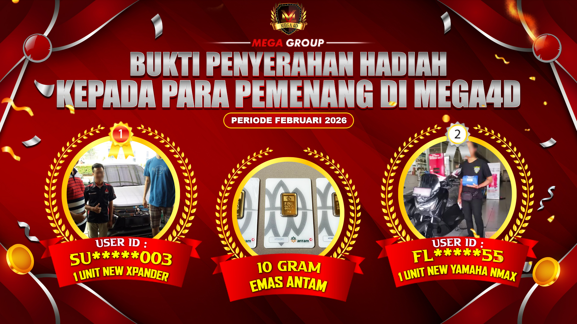 Selamat Kepada Member Setia MEGA4D Sudah Memenangkan Satu Unit Mobil Pajero Sport